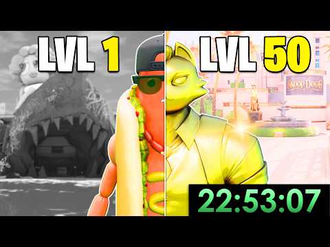 I tried to SPEEDRUN the FORTNITE BATTLE PASS