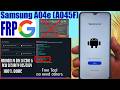 Samsung A04e Frp Bypass Android 14 One UI Core 6 With Free Tool 100 Working 2025