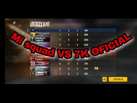 Mi escuadra VS el clan 7K OFICIAL (Mi partida de Duelo mas tensa) | xXFernandoXx
