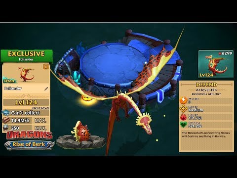 New Exotic Foliander (Exclusive Threadtail) Max Level 124 | Dragons: Rise of Berk