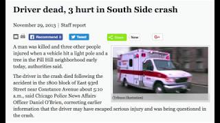 OTF/300 Pluto aka Lil Pat Death Site + POSSIBLE Story behind Car Crash