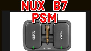 Video thumbnail for NUX B-7PSM 5.8 GHz Wireless In-Ear Monitoring System by Guitar Safari