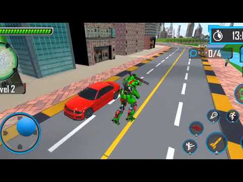 Flying Bus Robot Transform War - Gameplay