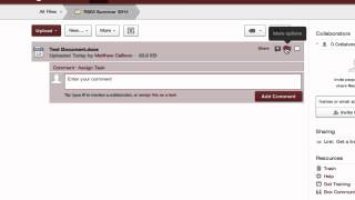 How to use Box to share a document