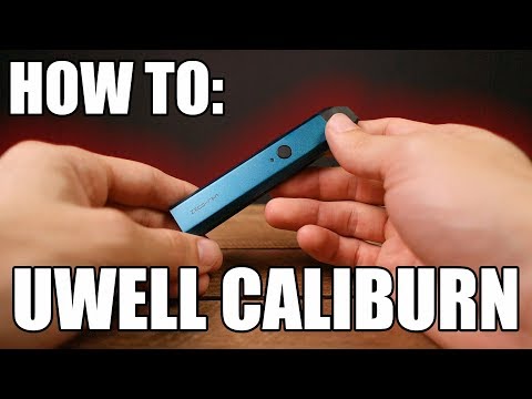 How To: Prime and Fill The Uwell Caliburn Pod Vape | Vaporleaf