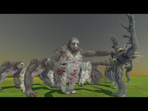 Goro The giant vs scourge with similar price -Animal Revolt Battle Simulator