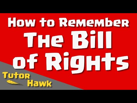 How to Remember The Bill of Rights