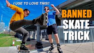 Banned Rollerblading Stunt - You Would Stop It Too!