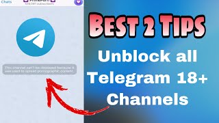 Unblock all Telegram channels  This channel can’