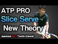 [Tennis]New theory! how to hit a perfect slice serve for the any level players - Pro Tennis Lessons
