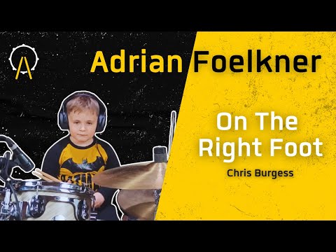 Strefa Muzyki - Adrian Foelkner - On The Right Foot - drum cover