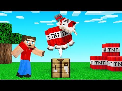 We Crafted SPECIAL GOATS In MINECRAFT! (overpowered)
