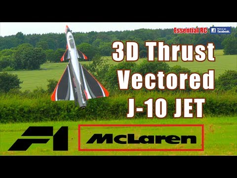 Mercedes-Benz F1 McLaren *J-10* 3D VECTORED THRUST radio controlled (RC) TURBINE JET