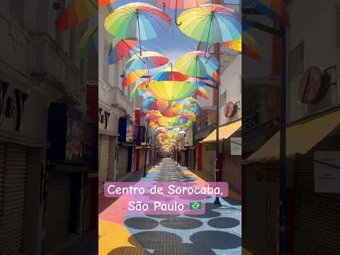Centro de SOROCABA, SÃO PAULO, BRASIL 🇧🇷❤️ #travel #caminoportugues #brasil #viagem #turismo #rua