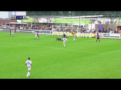 Jeroen Verhoeven in actie tijdens  VVSB - ASV DE DIJK