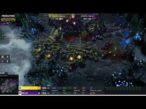 Starcraft II TSL 9 2022 Sep3 Reynor(Z) v Serral(Z) Game 4 - [ESL] Data-C