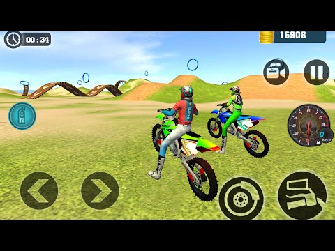Extreme Motocross beach 3d Driving Bike Stunt #2 - Motorbike Racing Best Bike game Android Gameplay