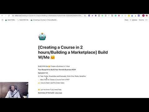 [Creating a Course in 2 hours/Building a Marketplace] Build W/Me 🤗​