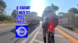 The radar on the bike is very useful but...