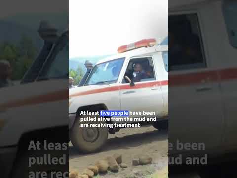 More than 200 people die in Ethiopian landslide | AFP #shorts