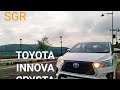 DRIVING IN RAIN Innova Crysta Toyota Innova Crysta Facelift 2021 Rain With Innova Crysta In Goa
