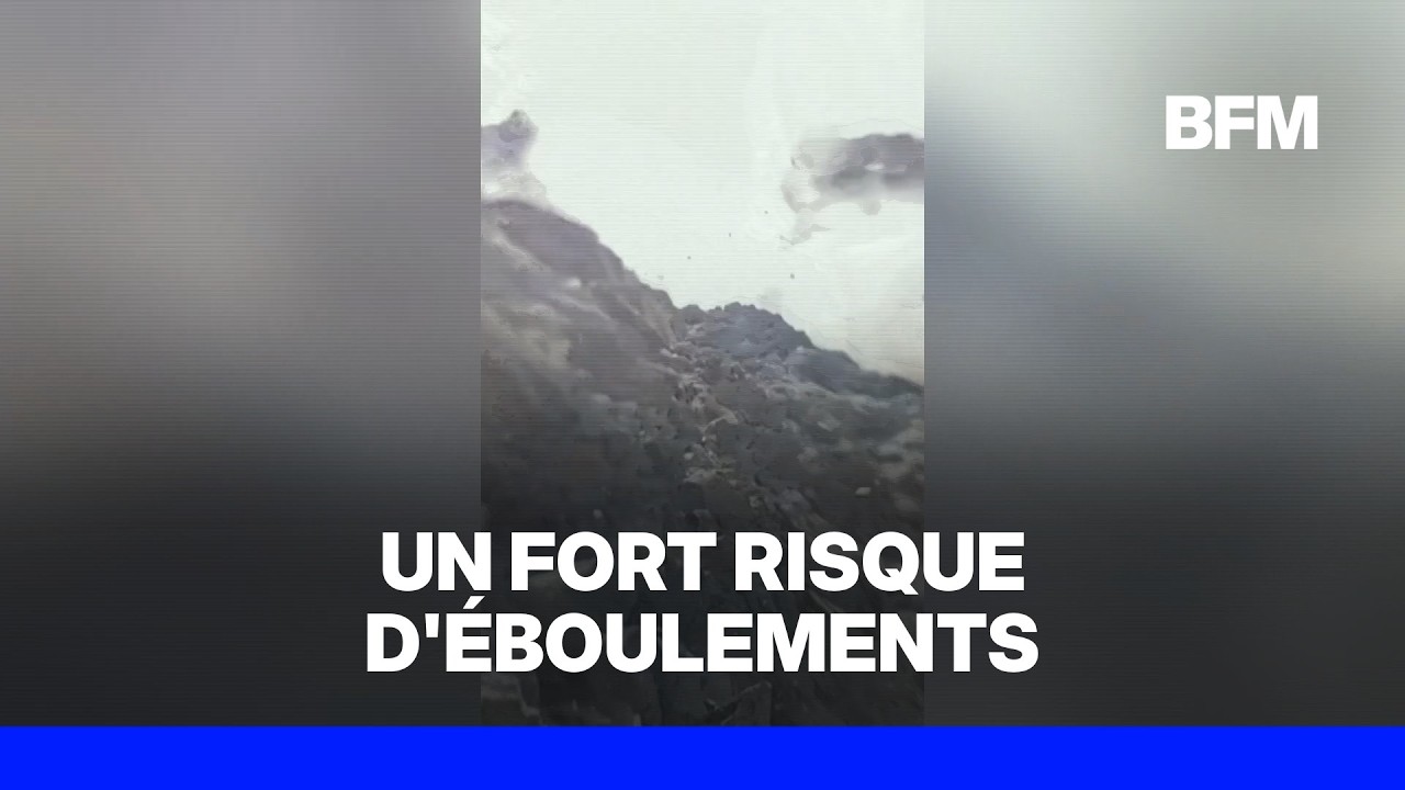 Mont-Blanc: un danger mortel d'éboulements à cause de la chaleur