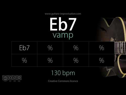Eb7 - 130 bpm (Jazz/Swing feel) : Backing Track