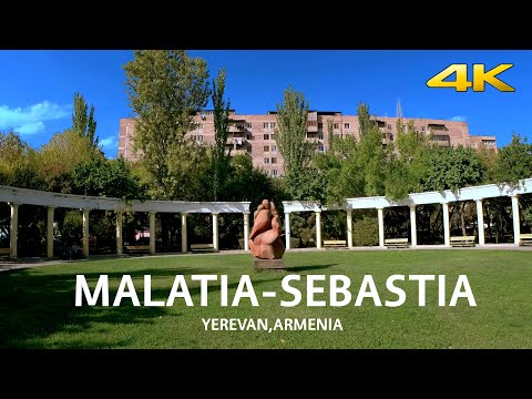 Malatia-Sebastia, Walking Tour, Yerevan, Armenia. 4K 60fps
