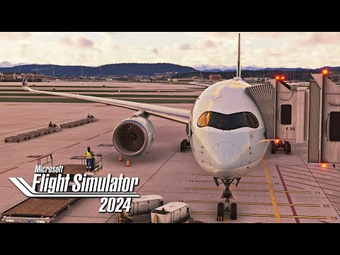 Flight Simulator 2024 + A350 | Zürich ✈ Hong Kong | RTX™ 4070 Ti Super