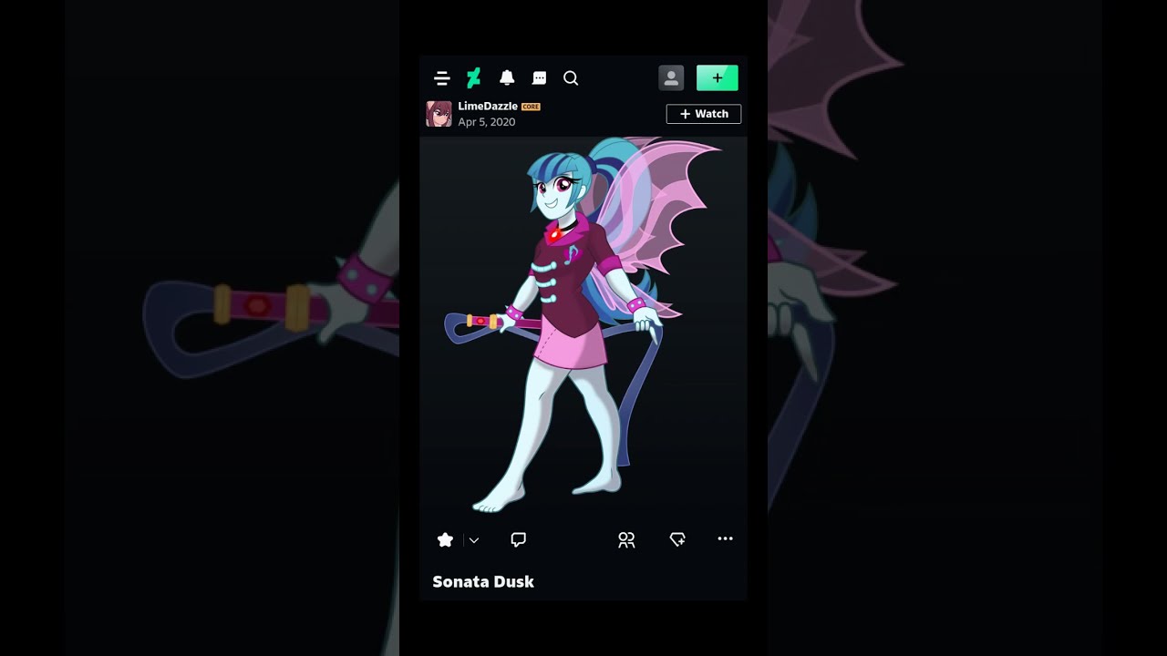 LimeDazzle - Sonata Dusk ~ My Little Pony: Equestria Girls (2013-2019) · [DeviantArt]