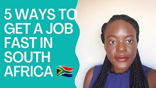 How to get a Job in South Africa 🇿🇦  | 5 Tips and Tricks | The Job Hunting Series