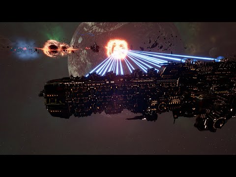 Skalgrim Mod - New Titans - Adeptus Mechanicus vs Orks - Battlefleet Gothic Armada 2