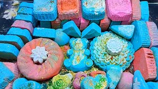 Download lagu Turquoise & Pink Chalk Crush | Soft Fluffy ASMR 💙🩷 mp3
