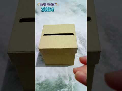 DIY Money Roll Box | Pulling Out Money Box | Pink Candy Black Silver #diy #moneybox