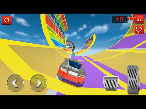 Mega Ramp Car Stunts Racing Impossible Tracks 3D #15 - Android Gameplay