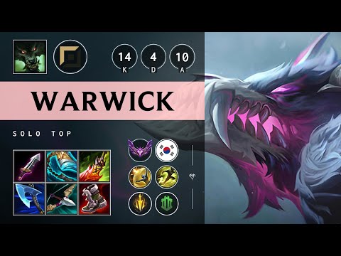 Warwick Top vs Wukong - KR Master Patch 25.10
