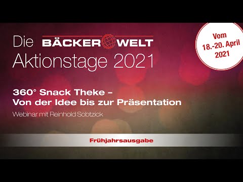 Reinhold Sobtzick: 360° Snack Theke – Von der Idee bis zur Präsentation