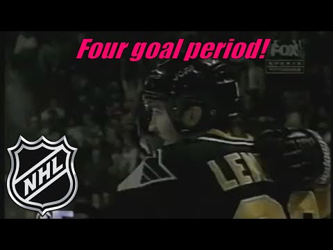 Mario Lemieux 4 goal third period. January 26 1997. Pittsburgh Penguins V Montreal Canadiens