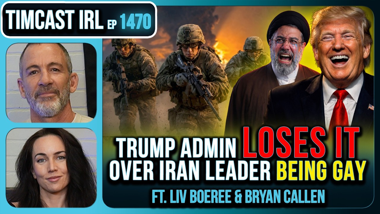 Trump LOSES IT Learning Iran Leader IS GAY | Timcast IRL w/ Bryan Callen & Liv Boeree