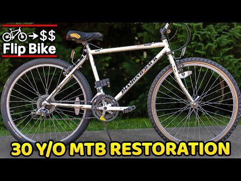 90's Mountain Bike gets Transformed for Profit - Flip Bike