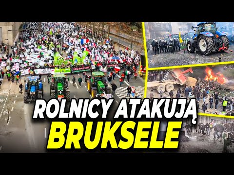 BRUSSELS ON FIRE - FARMERS ATTACK THE CAPITAL OF THE EUROPEAN UNION!