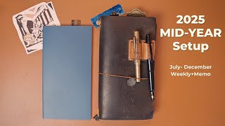 My 2025 Mid-Year Traveler’s Notebook Setup (What I Changed for July–December)