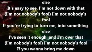 Avril Lavigne Nobodys fool Lyrics (let go)