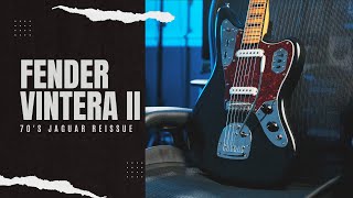 Video thumbnail for Fender Vintera II 70's Jaguar Reissue: Playthrough/Demo by WJB3