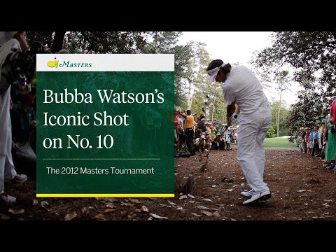 Bubba Watson’s Incredible Wedge Shot on No. 10 | Masters Tournament