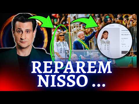 ❌ Pavinatto analisa vestido da Janja no 07 de Setembro