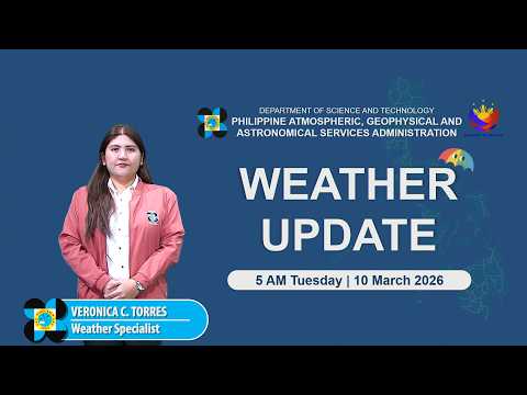Public Weather Forecast issued at 5 AM | March 10, 2026 - Tuesday