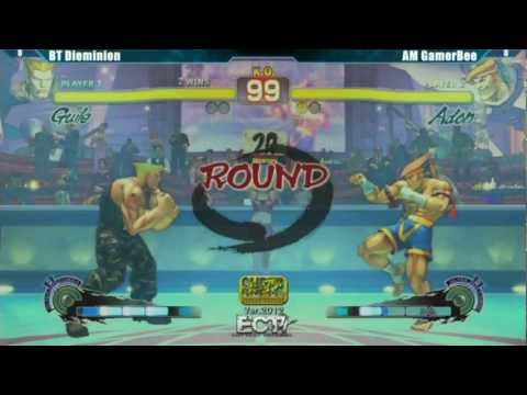 Gamerbee ( Adon ) vs Dieminion ( Sagat ) - ECT 4