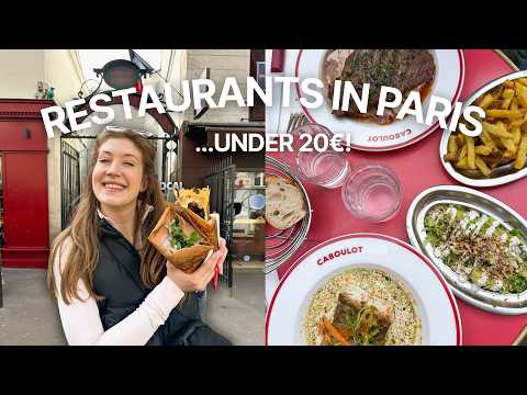 5 BUDGET FRIENDLY RESTAURANTS IN PARIS (with prices!)
