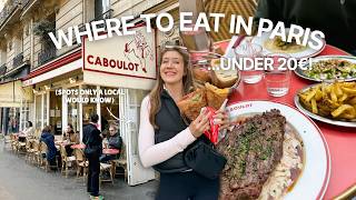 TOP 5 BUDGET FRIENDLY RESTAURANTS IN PARIS! (with pricing) | 2026 UPDATE